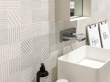 METROPAPER 3D-01 - Rectified white-paste wall tiles by CERAMICA SANT'AGOSTINO - view 2